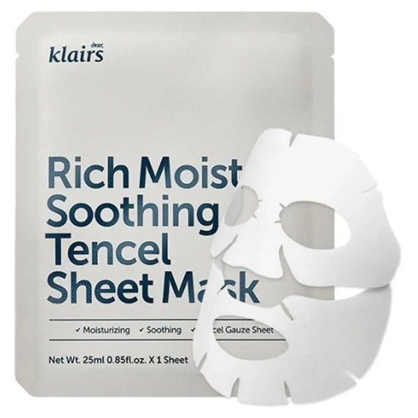 Dear Klairs Rich Moist Soothing Tencel Sheet Mask 25 ml