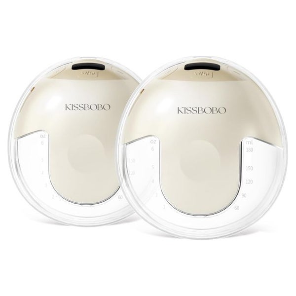 KISSBOBO Milchpumpe Elektrisch Doppel Beige 1 St