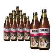 TJURE Hund - Veggie 220 ml 6er Pack | Frisches Obst und Gemüse | Der Superfood Boost