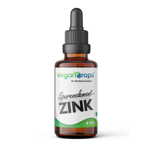 Vegan Drops® - Zink Tropfen - 15mg Zinksulfat pro Tagesdosis 50 ml