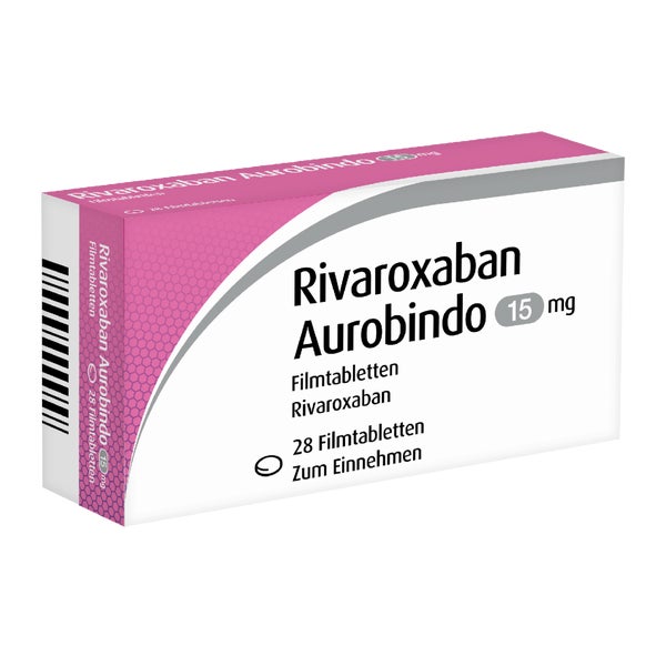 Rivaroxaban Aurobindo 15 Mg Filmtabletten 28 St