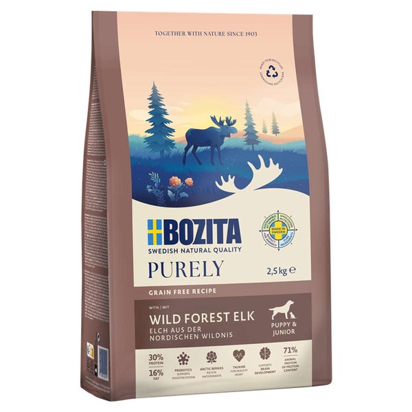 Bozita Dog Purely Puppy & Junior Small Elch 2,5 kg