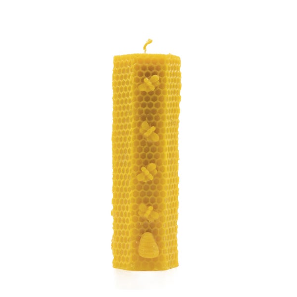 ImkerPur. Wachskerze "Bienenpoesie" 11 cm