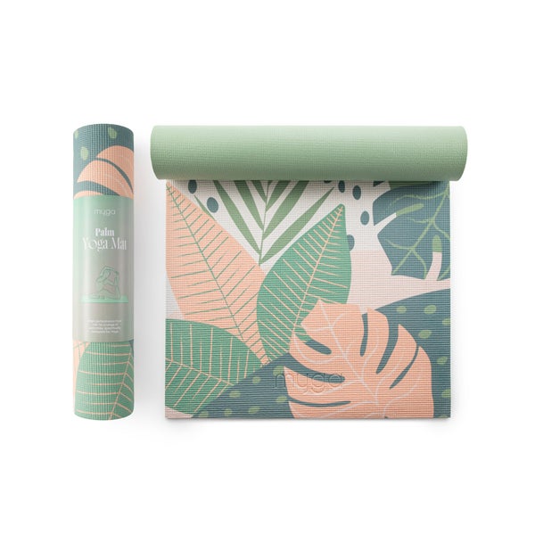 Myga Yogamatte - Palmen Design 1 St