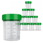 BMUT Urinbecher mit Schraubdeckel - Probenbecher 100ml 12 St