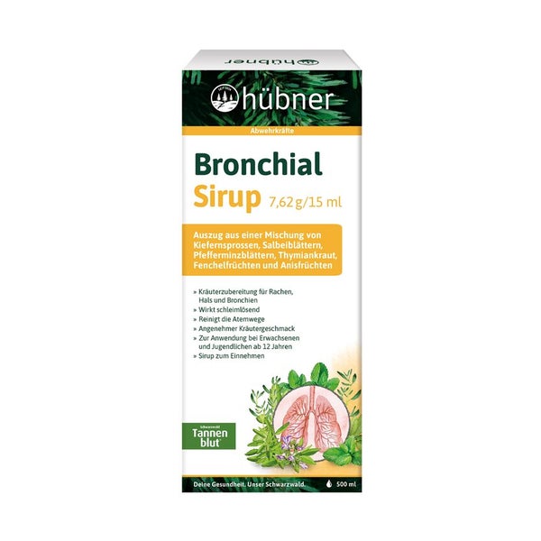 Hübner Tannenblut Bronchial Sirup 500 ml
