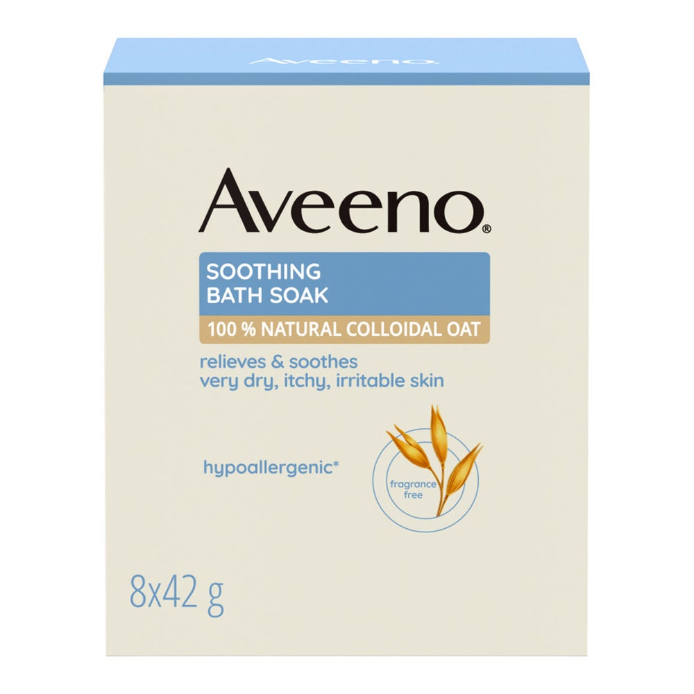 Aveeno Beruhigender Badezusatz 8X42 g