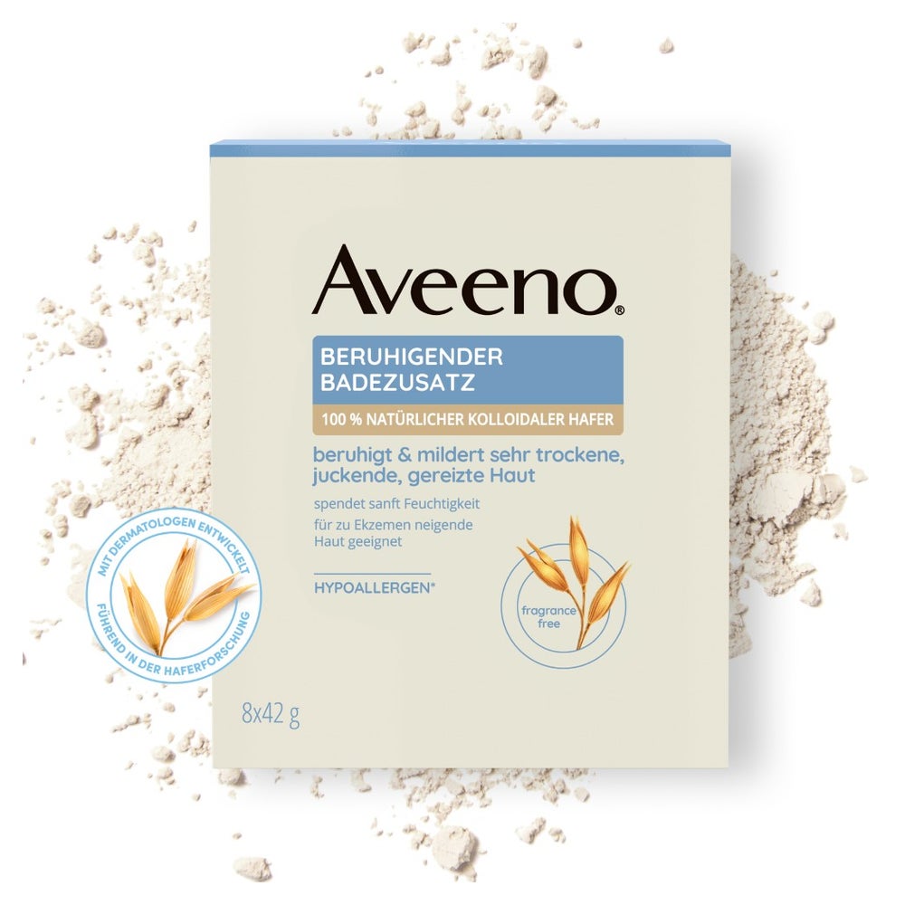 Aveeno Beruhigender Badezusatz 8X42 g