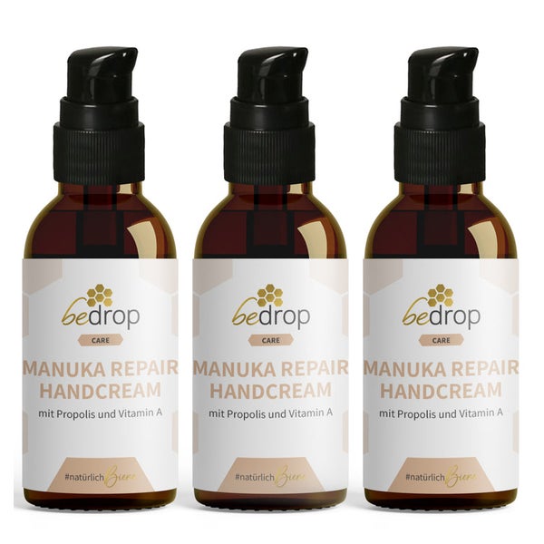 bedrop Vorteilsset 3x Manuka Repair Handcream 75 ml