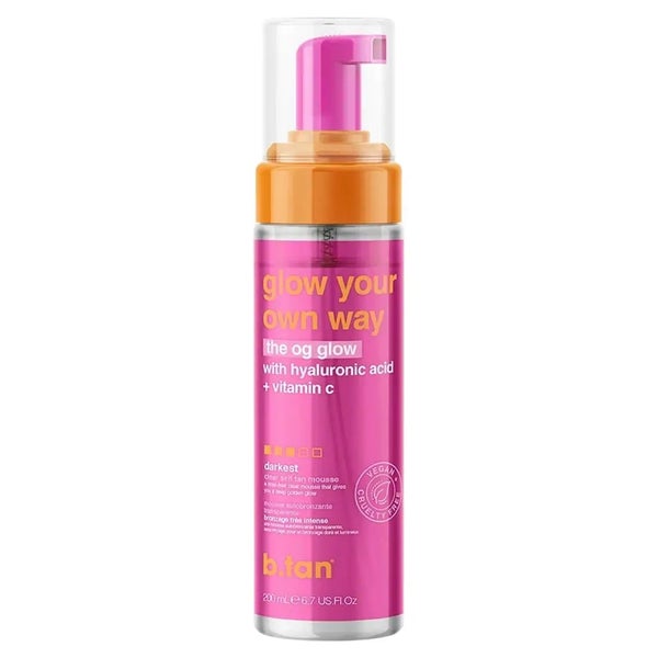 b.tan Glow Your Own Way Selbstbräunungsmousse 200 ml