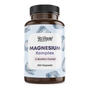 Magnesium Komplex, 5 Quellen, Bisglycinat + Citrat, vegan 250 St