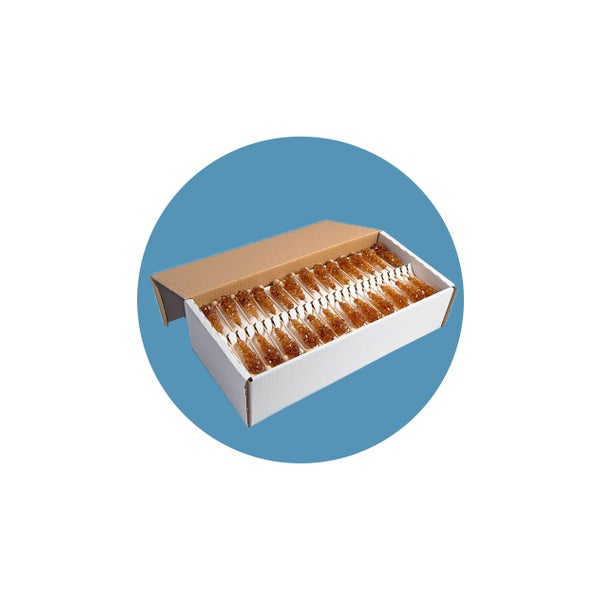teeverliebt - Kandis-Sticks braun | 100 Stück 100 St