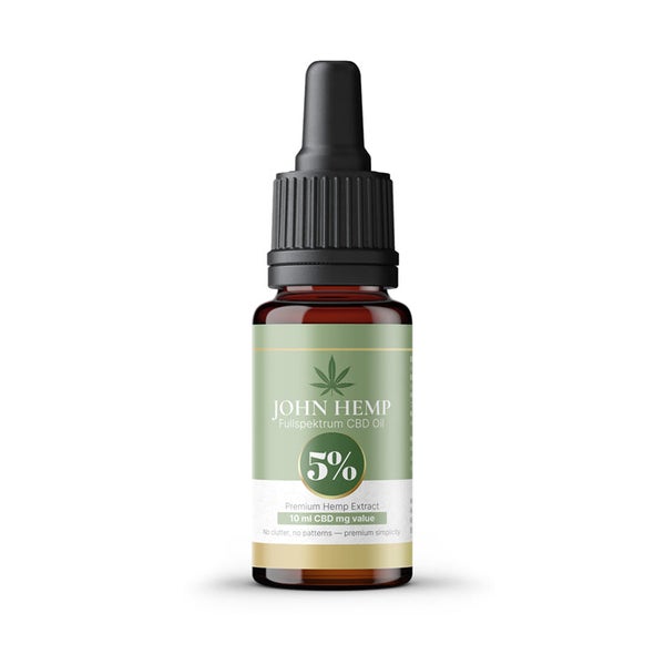 John Hemp - 5 % Vollspektrum CBD Öl 10 ml