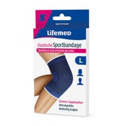 Lifemed Elastische Sportbandage blau "Kniestütze", Gr. S 96 St