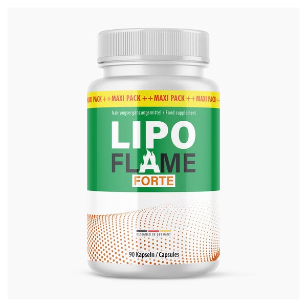 Lipo Flame Forte Kapseln mit Apfelessig | Stoffwechsel 90 St