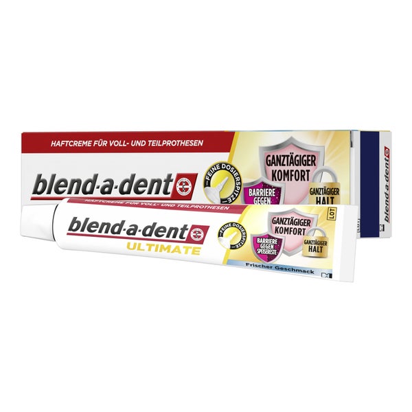 blend-a-dent Ultimate Haftcreme, Frischer Geschmack, mit feiner Dosierspitze 40 g