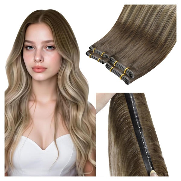 Extensions Echthaar Tressen Blond 40cm-80G 1.8-butterfly wef 1 St