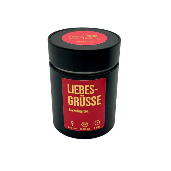 teeverliebt - Liebesgrüße Geschenkdose | Love Edition 40 g