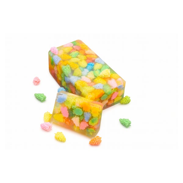 Nesbel Seife Früchte – bunt & fruchtig | Glycerin & Ziegenmilch 100 g