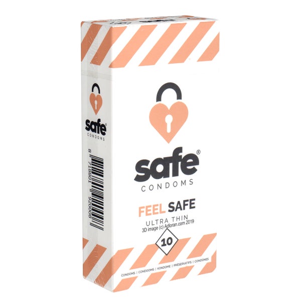 «Feel Safe» dünnere Kondome für ein sicheres Gefühl (10 Kondome) 10 St