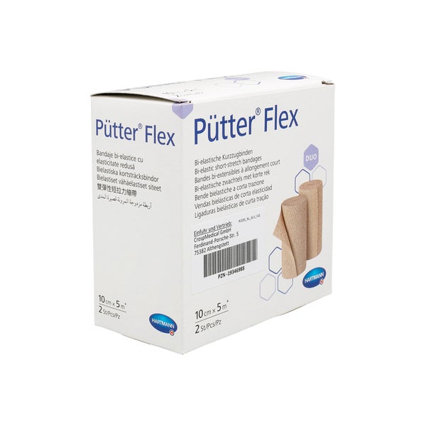 PÜtter Flex Duo Binde 10 Cmx5 M 2 St