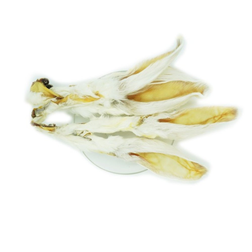 Bellfor Gesunder Hundesnack - Kaninchenohren mit Fell 200 g