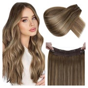 Extensions Echthaar Remy Balayage Blond Ombre 50 cm-w 1-1-#8 1 St