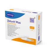 Zetuvit Plus Silicone Border 8x8 cm 10 St