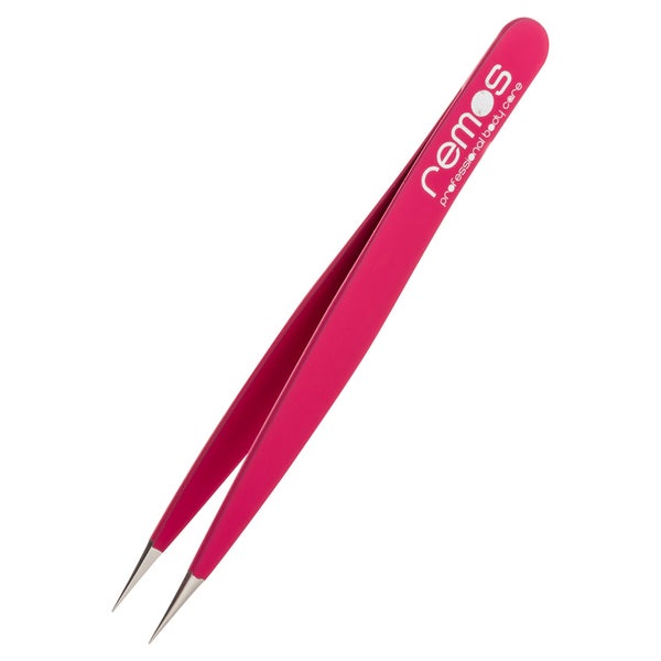 Splitterpinzette Edelstahl 9.5 cm fuchsia 1 St