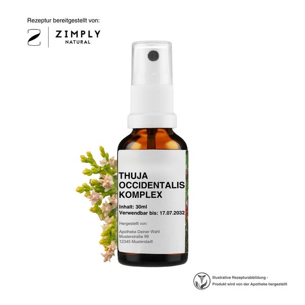 Zimply Natural THUJA KOMPLEX - Pflanzbasierte Rezeptur 30 ml online kaufen  | DocMorris