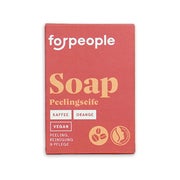 forpeople – Feste Pflegeseife Kaffee & Orange, sanftes Peeling 75 g