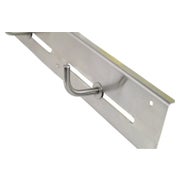Medi-Inn Edelstahlhalter mit Haken für geblockte Schürzen zur Wandmontage 6 St