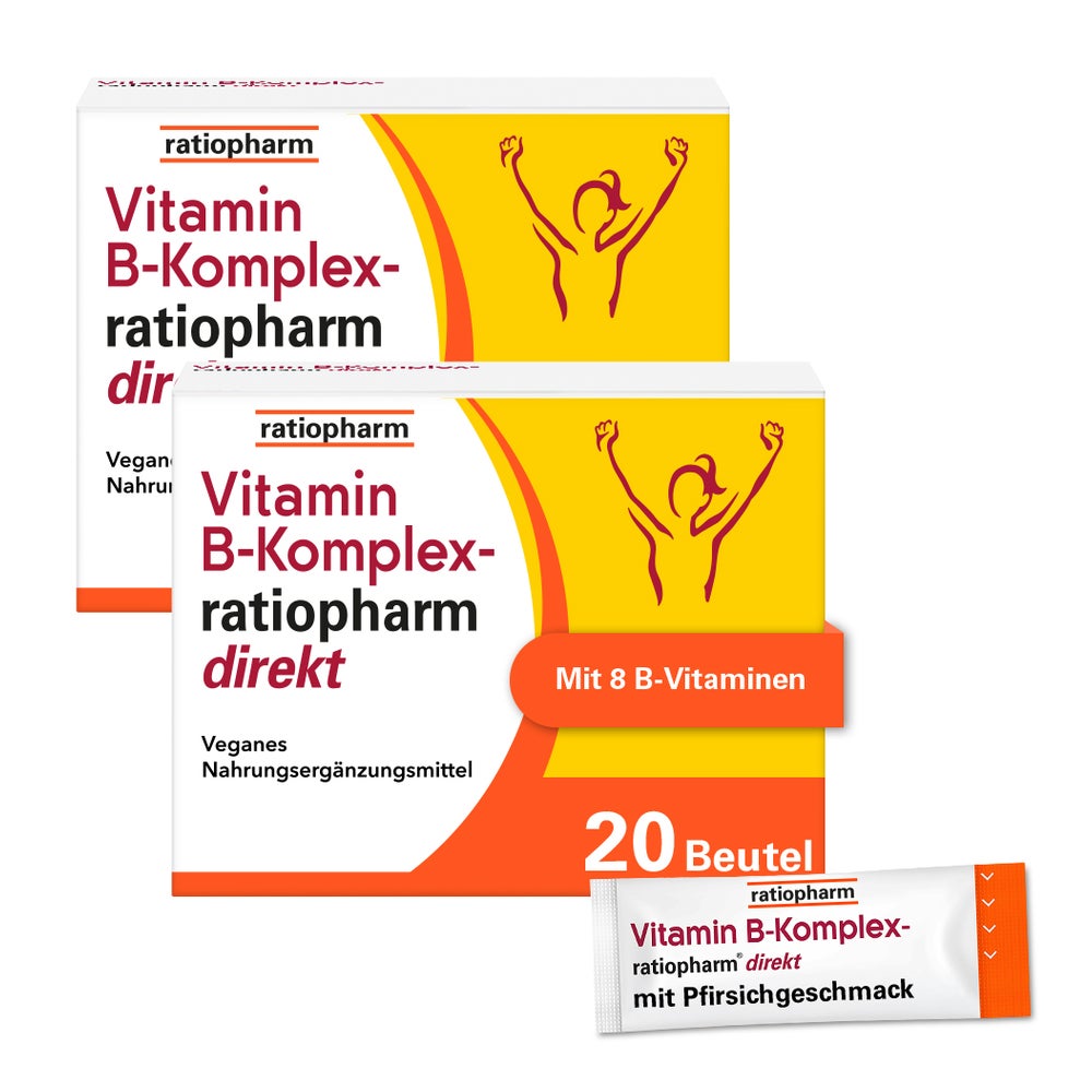 Vitamin B-komplex-ratiopharm Direkt 2X20 St