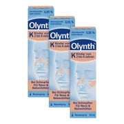Produktabbildung: Olynth® 0,05% Nasenspray Dreierpack 3X10 ml