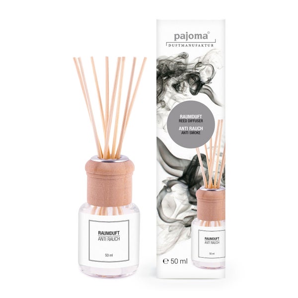 pajoma® Raumduft 50 ml inkl. Duftstäbchen, Anti-Rauch 50 ml