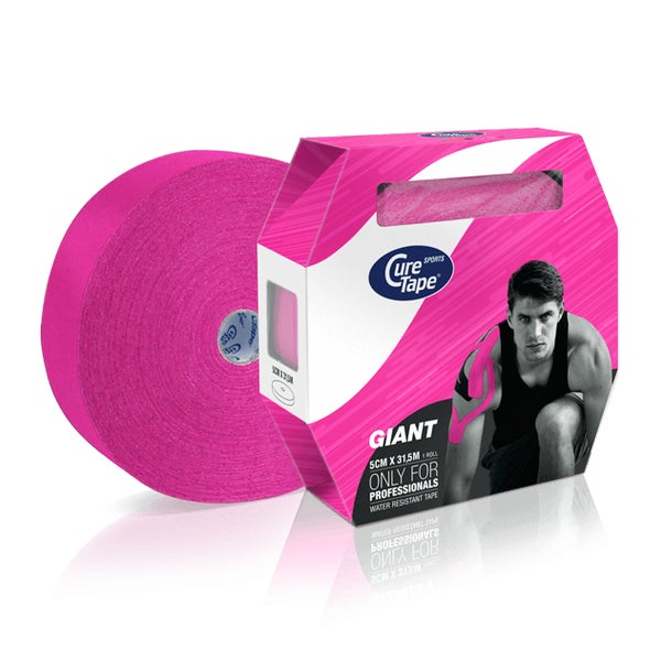 CureTape® Giant Sports Kinesiotape Rosa + 25% Klebekraft