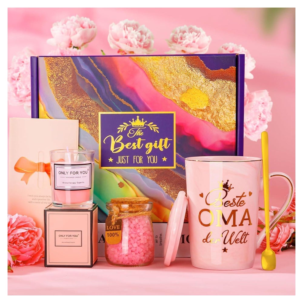Geschenkset Oma Geburtstag Kaffeetasse Rosa Oma Geburtstag G 1 St