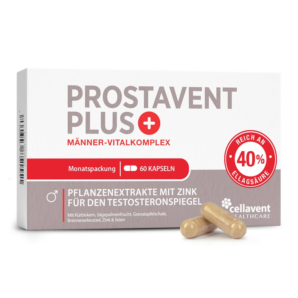 Prostata Komplex mit Sägepalmenextrakt, Prostavent PLUS 60 St