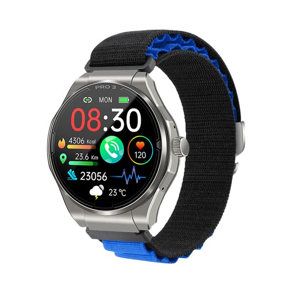 Knauermann PRO 3 (2024) Gesundheitsuhr mit Telefon & Notruffunktion SOS Taste 1 St