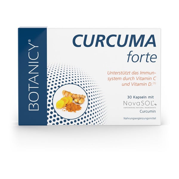 Botanicy CURCUMA FORTE mit NovaSol Curcumin 30 St