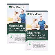 DocMorris Magnesium + Calcium + D3 Doppelpack 2X60 St