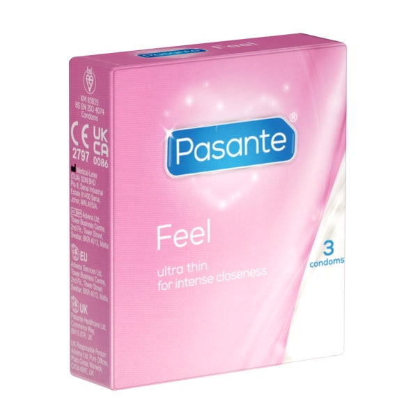 «Feel» Kondome 3 Stk.; extra dünn; 0,05 mm Wandstärke (3 Kondome) 3 St