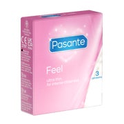 «Feel» Kondome 3 Stk.; extra dünn; 0,05 mm Wandstärke (3 Kondome) 3 St