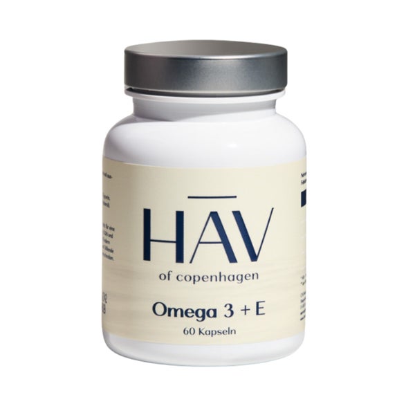HAV® of copenhagen Omega-3 + E 60 Softgels hochdosiert 60 St