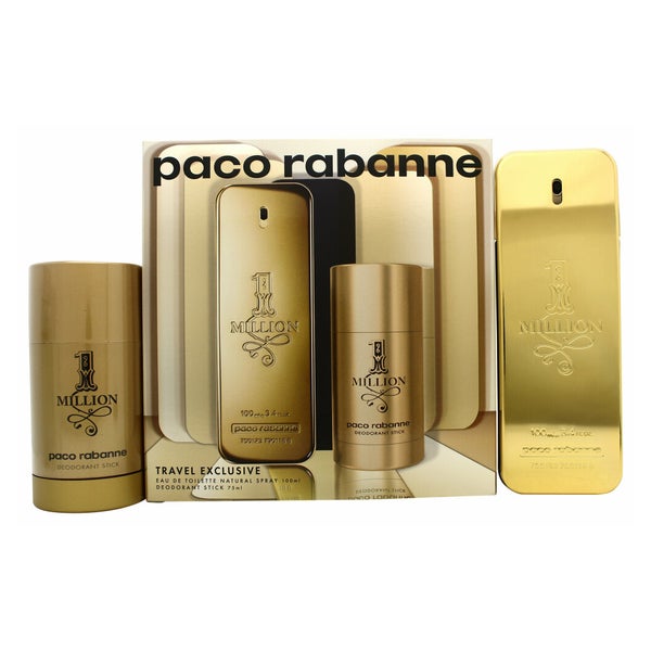 Paco Rabanne 1 Million Gift Set 100ml EDT + 75ml Deodorant Stick 0,175 l