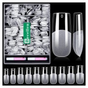 Nageltips 500 Softgel Fullcover Kleber Gelnägel Set Quadrati 1 St