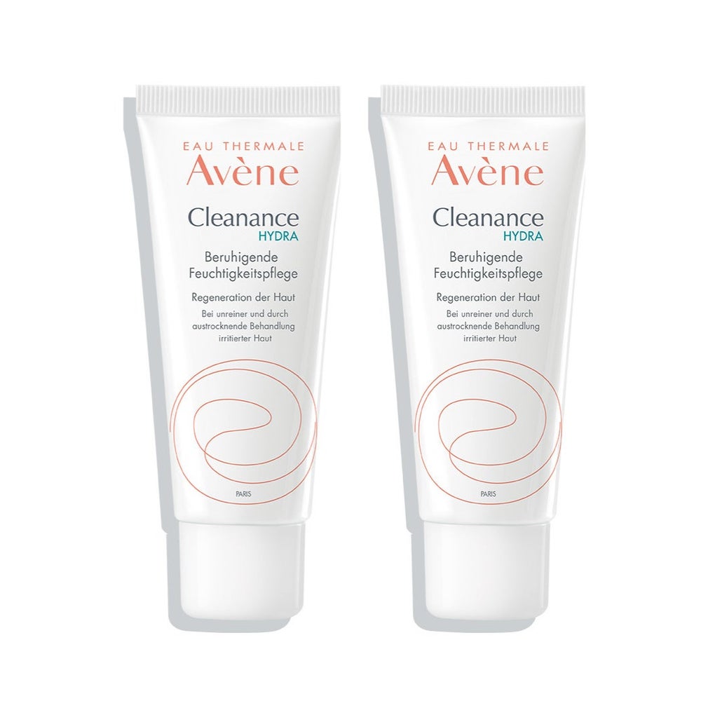 Avène Cleanance HYDRA Beruhigende Feuchtigkeitspflege Doppelpack 2X40 ml