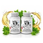 Athina® Oregano Öl Vegan Bio magensaftresistent 2 x 60 Kapseln I 100 mg Athina® Wildes Berg Oregano Öl I Origanum vulgare hirtum aus Griechenland I 80% Carvacrol I Reine & natürliche Zutaten 60 St