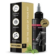 Peticare Anti-Parasiten Mittel für Pferde gegen Milben Flöhe Pilze 100 ml