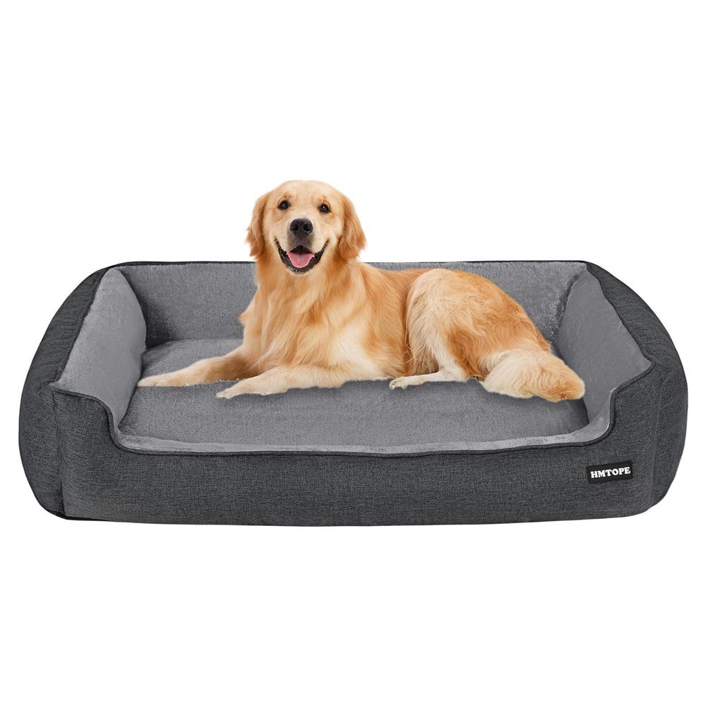Hundebett Hundesofa Abnehmbar L 110 x B 86 x H 26 cm Grau Sp 1 St